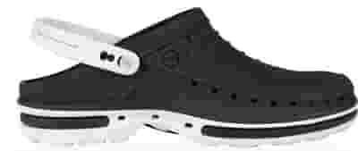 ZOCCOLI WOCK CLOG IN GOMMA BICOLORE BLU NAVY/BIANCO 38/39 1 PAIO