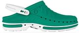 ZOCCOLI WOCK CLOG IN GOMMA BICOLORE VERDE/BIANCO 43/44 1 PAIO
