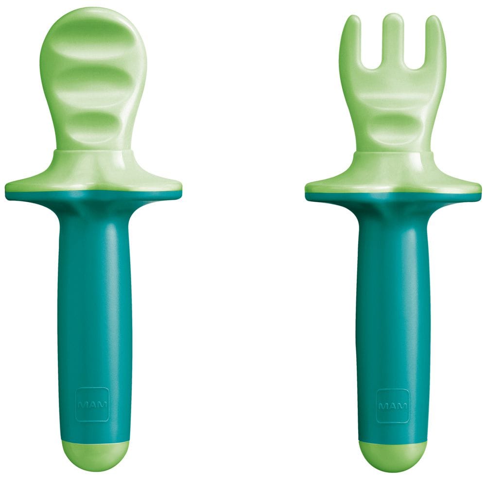 Posate per bambini MAM Spoon & Fork Trainer, senza BPA