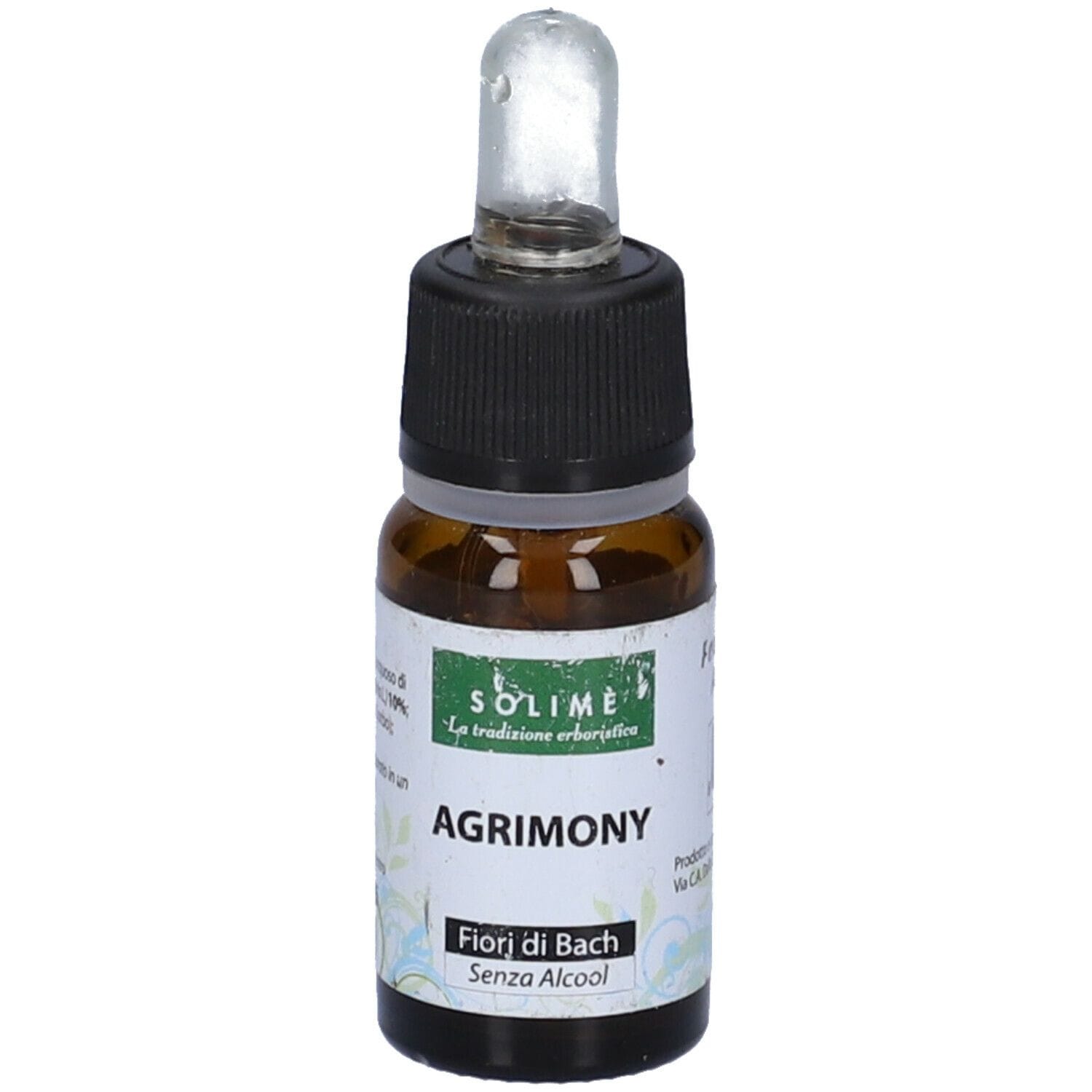 Agrimony Fiori di Bach senza alcool, flacone 10ml