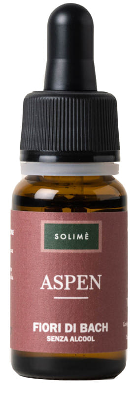 Soluzione Fiori di Bach Aspen senza alcool, 10ml