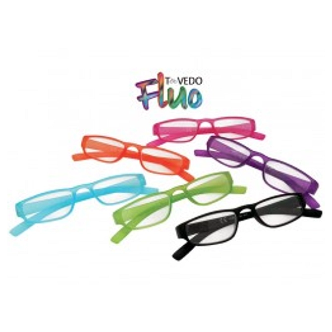 Occhiale Da Vista Premontato T Vedo Fluo Rosa +3 Diottrie 1 Paio