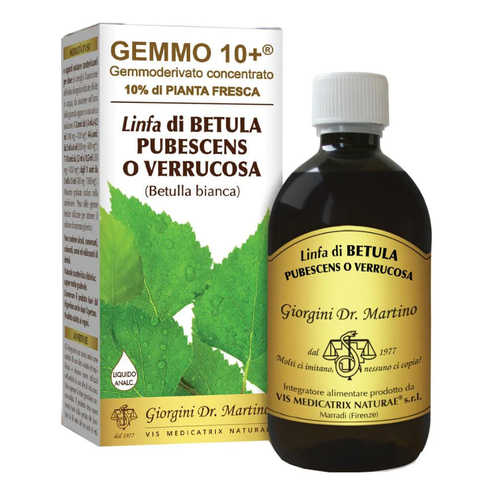 GEMMO 10+ BETULLA B LINFA 500 ML LIQUIDO ANALCOLICO