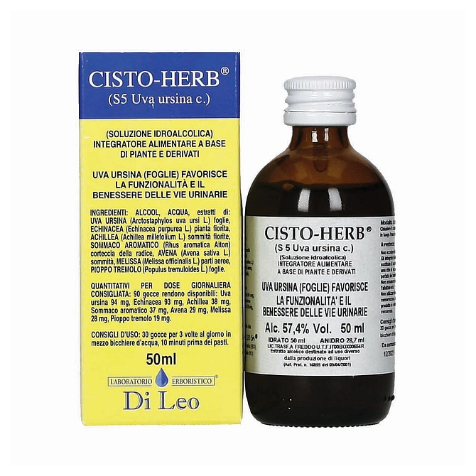 Cisto Herb Composto S5 Uva Ursina 50 Ml