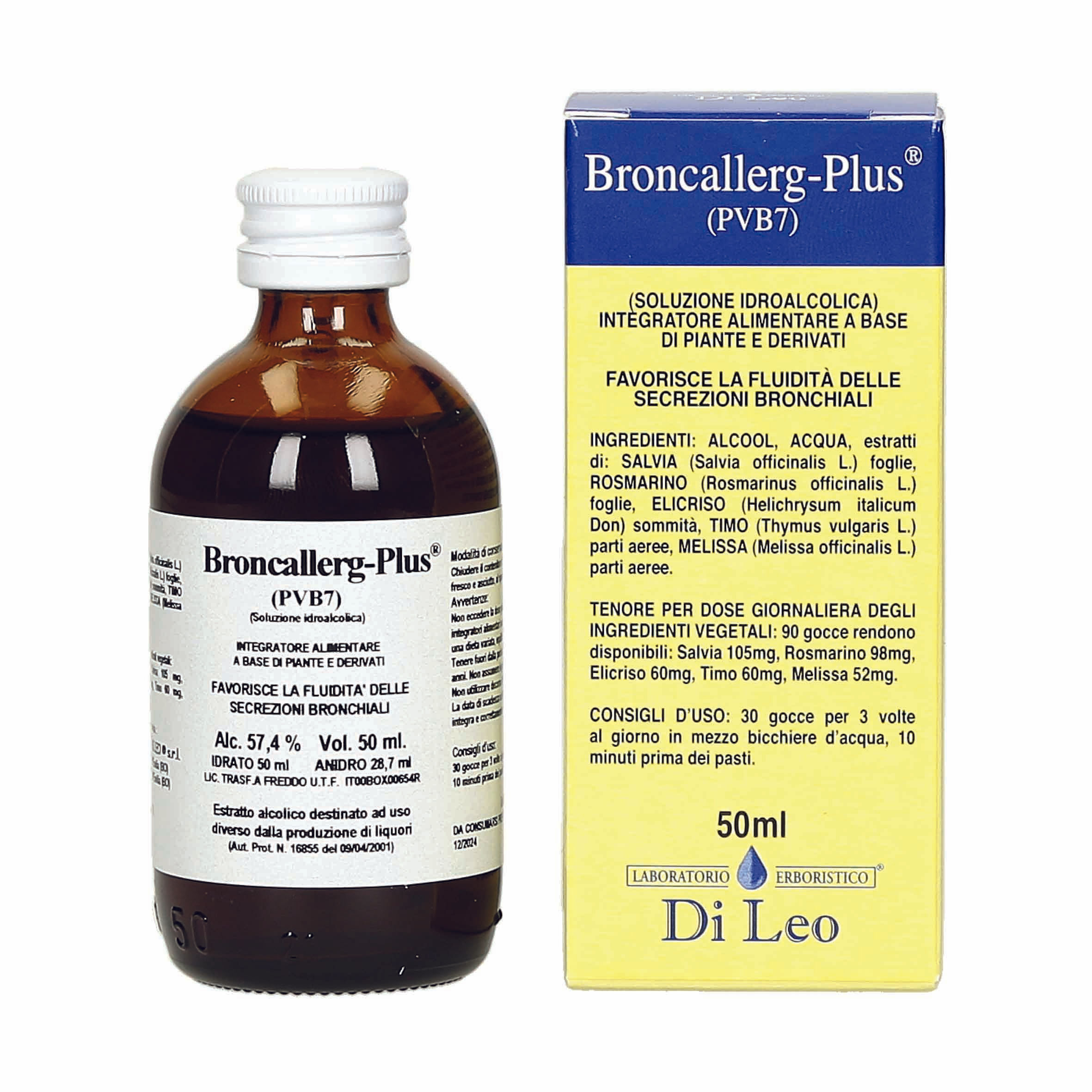 Broncallerg Plus Composto Pvb 7 50 Ml