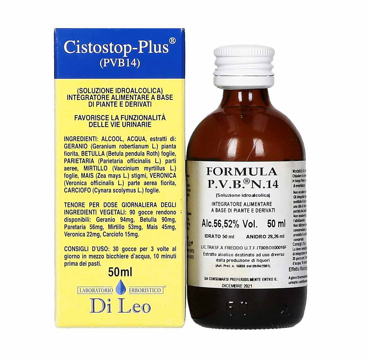 Cistostop Plus Composto Pvb 14 50 Ml