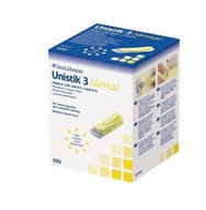 LANCETTE PUNGIDITO UNISTIK NORMAL CON DISPOSITIVO DI SICUREZZA 100 PEZZI PROFAR