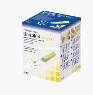 LANCETTE PUNGIDITO UNISTIK NORMAL CON DISPOSITIVO DI SICUREZZA 100 PEZZI PROFAR