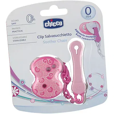 CHICCO CLIP CON CATENELLA MIX COLOR CHICCO CLIP CON CATENELLA MIX COLOR