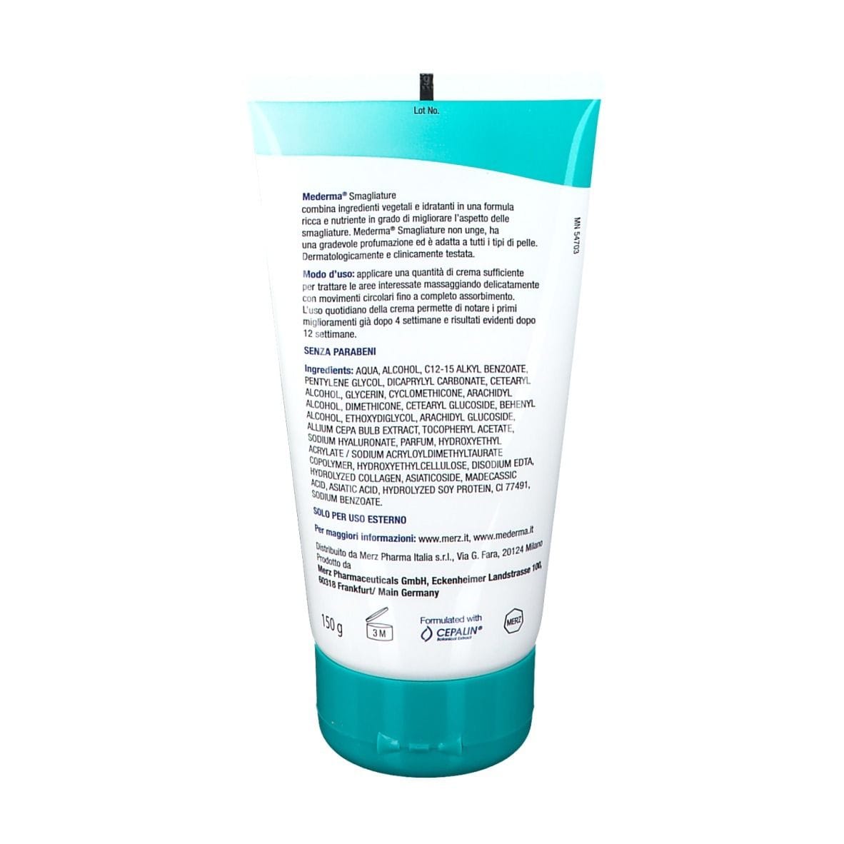 Crema Mederma per Smagliature con Acido Ialuronico 150g