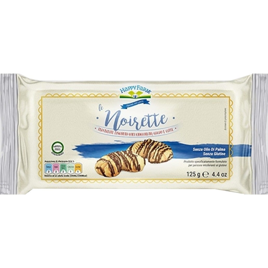 Biscotti Happy Farm Le Noirette al caffè senza glutine 125g