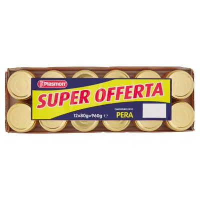 PLASMON OMOGENEIZZATO PERA 12 X 80 G PLASMON OMOGENEIZZATO PERA 12 X 80 G