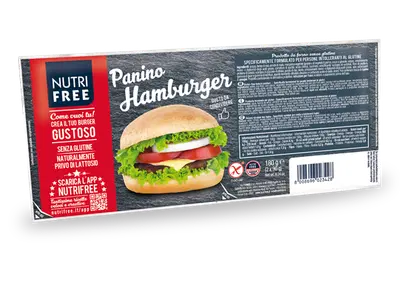 NUTRIFREE PANINO HAMBURGER 180 G NUTRIFREE PANINO HAMBURGER 180 G