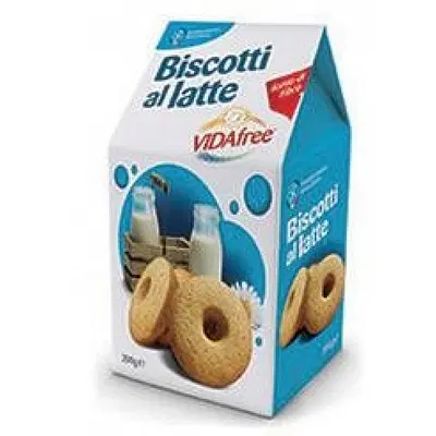 VIDAFREE BISCOTTI AL LATTE SENZA GLUTINE 200 G VIDAFREE BISCOTTI AL LATTE SENZA GLUTINE 200 G