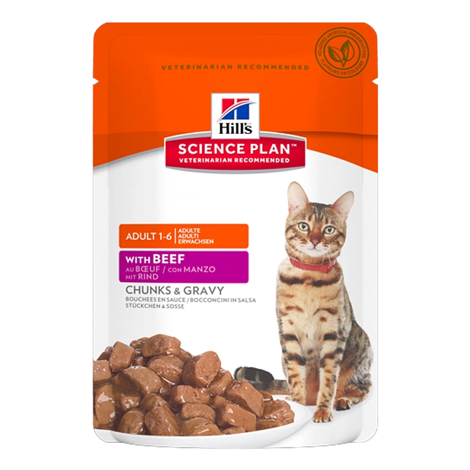 Science Plan Feline Adult Beef 85 G