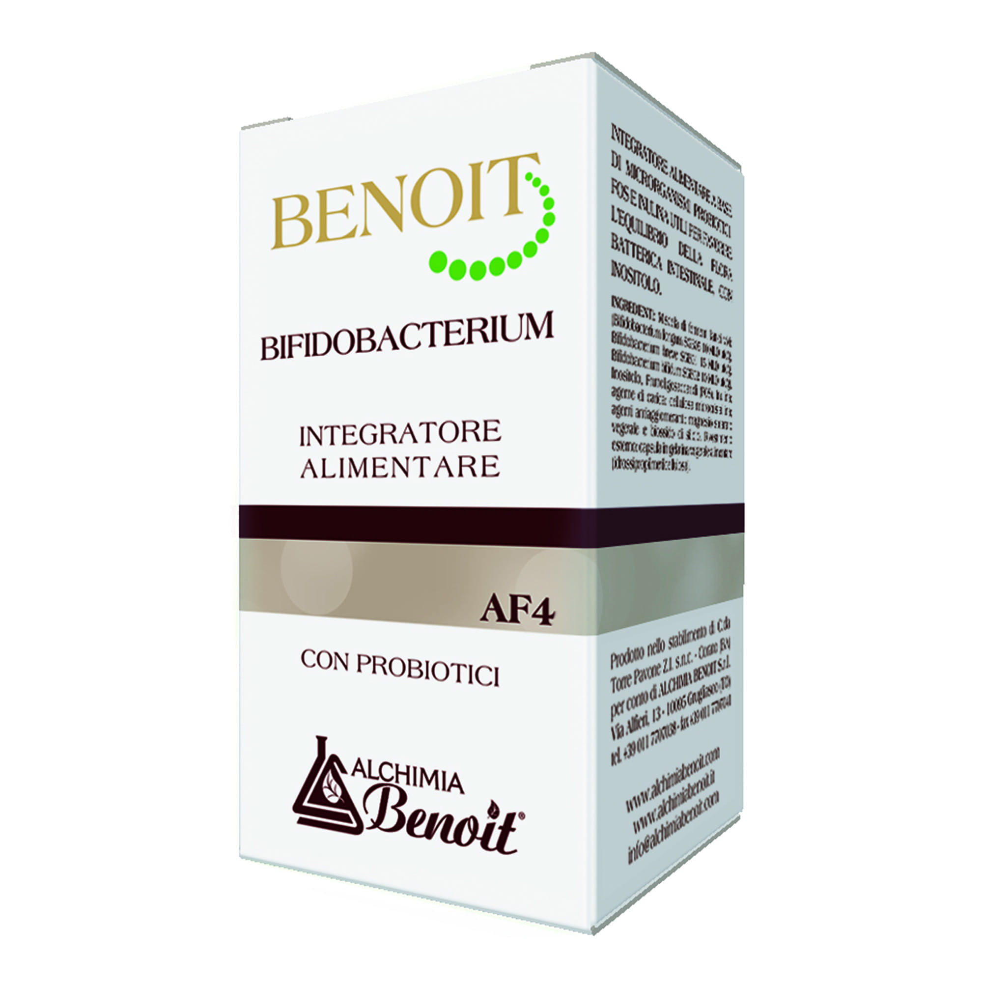 Integratore Benoit Bifidobacterium per la flora intestinale, 30 capsule