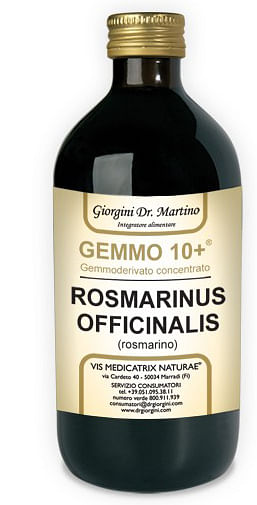 Gemmo 10+ Rosmarino Liquido Analcolico 500 Ml