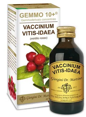 GEMMO 10+ MIRTILLO ROSSO LIQUIDO ANALCOLICO 100 ML GEMMO 10+ MIRTILLO ROSSO LIQUIDO ANALCOLICO 100 ML