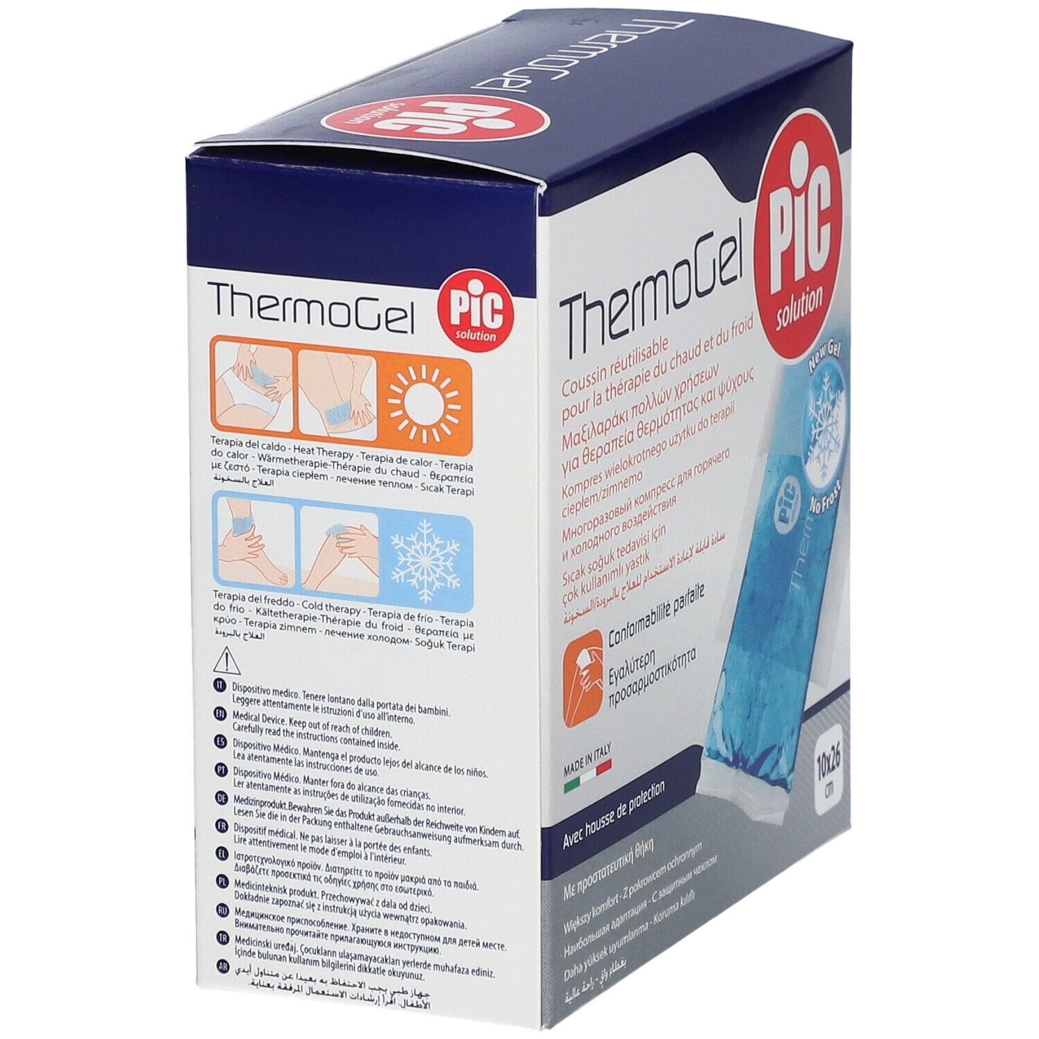Cuscino Thermogel PiC riutilizzabile caldo-freddo 10x26 cm
