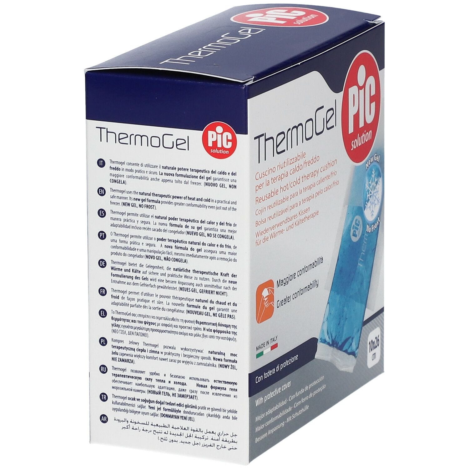 Cuscino Thermogel PiC riutilizzabile caldo-freddo 10x26 cm