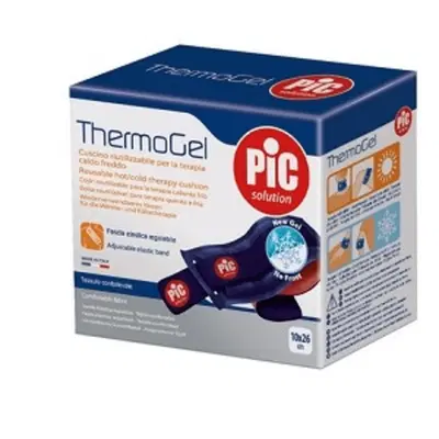 THERMOGEL CUSCINO TERAPIA CALDO FREDDO 10X26 CM CON FASCIA ELASTICA THERMOGEL CUSCINO TERAPIA CALDO FREDDO 10X26 CM CON FASCIA ELASTICA