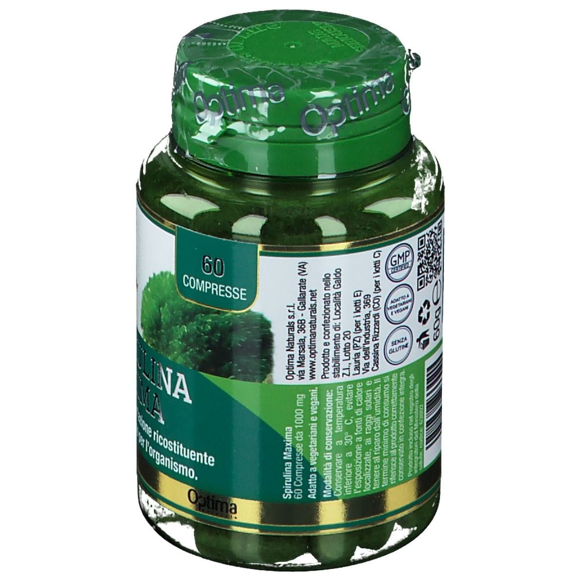 Integratore Spirulina Maxima Colours of Life 1000mg, 60 compresse