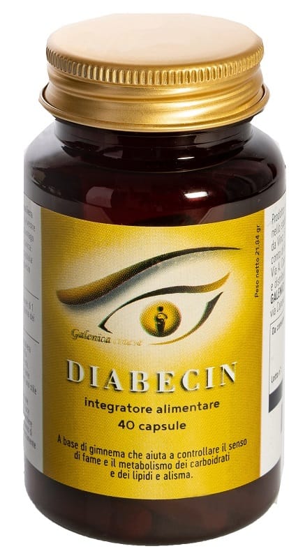 Integratore Diabecin con Gimnema e Alisma, 40 capsule