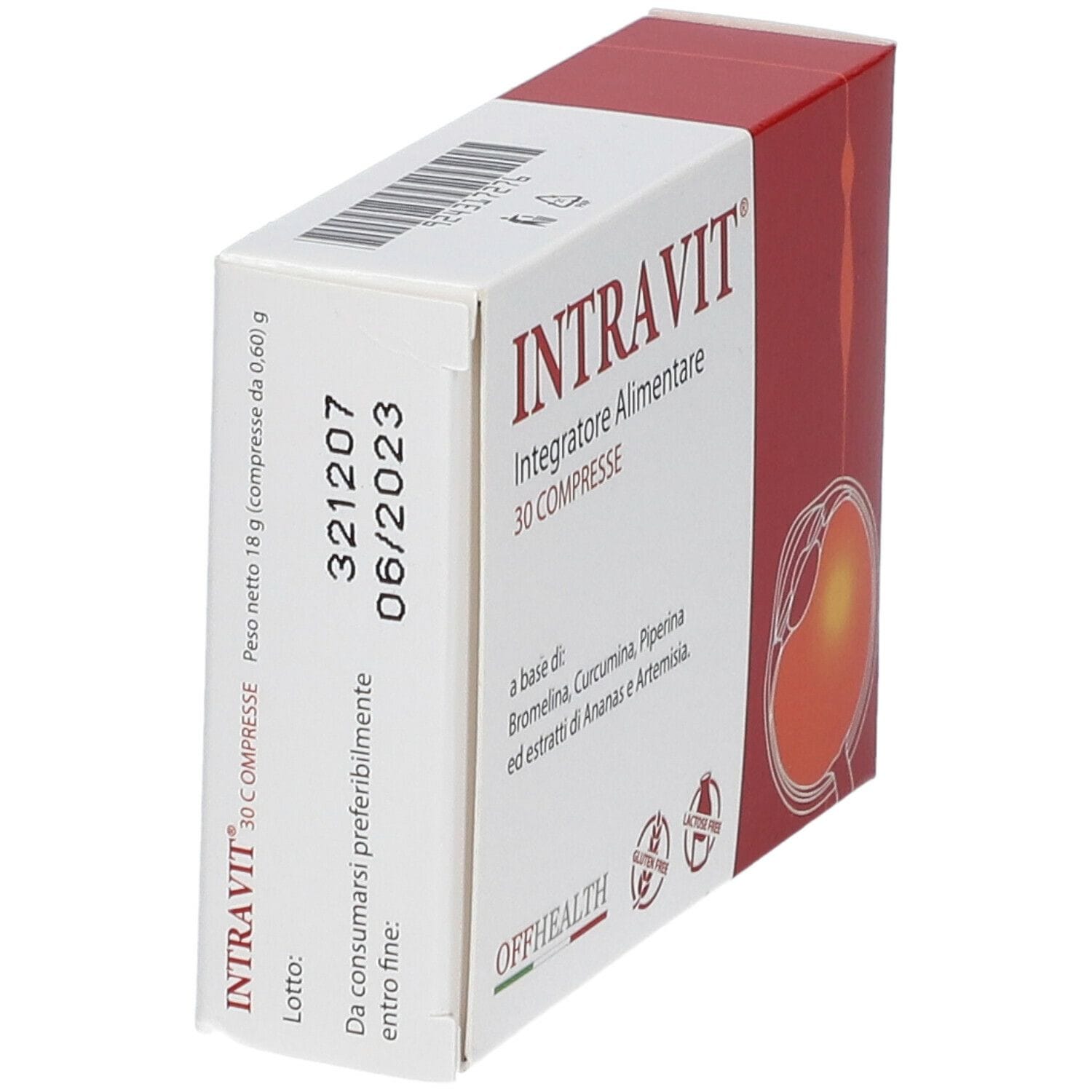 Integratore Intravit per drenaggio e microcircolo, 30 compresse