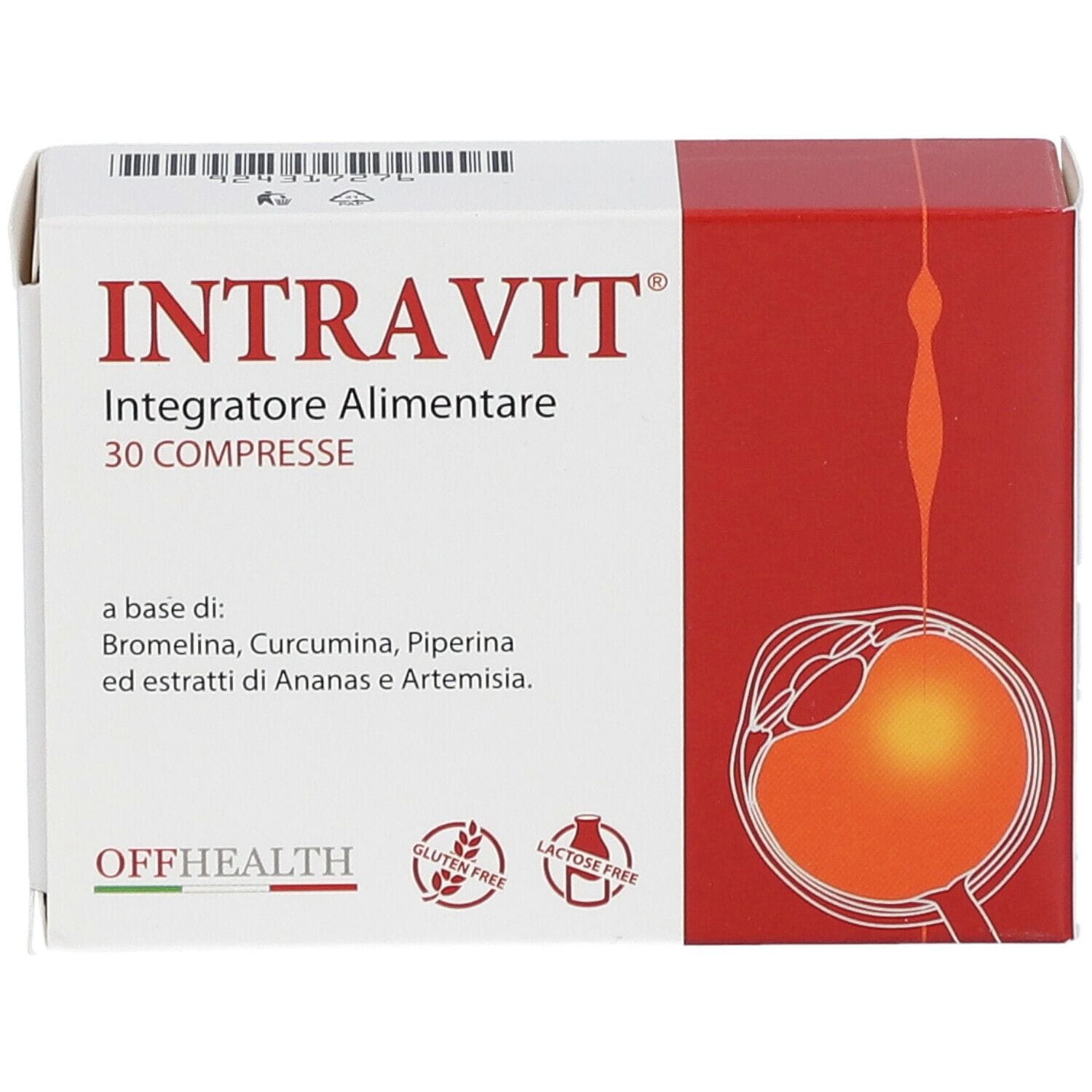 Integratore Intravit per drenaggio e microcircolo, 30 compresse