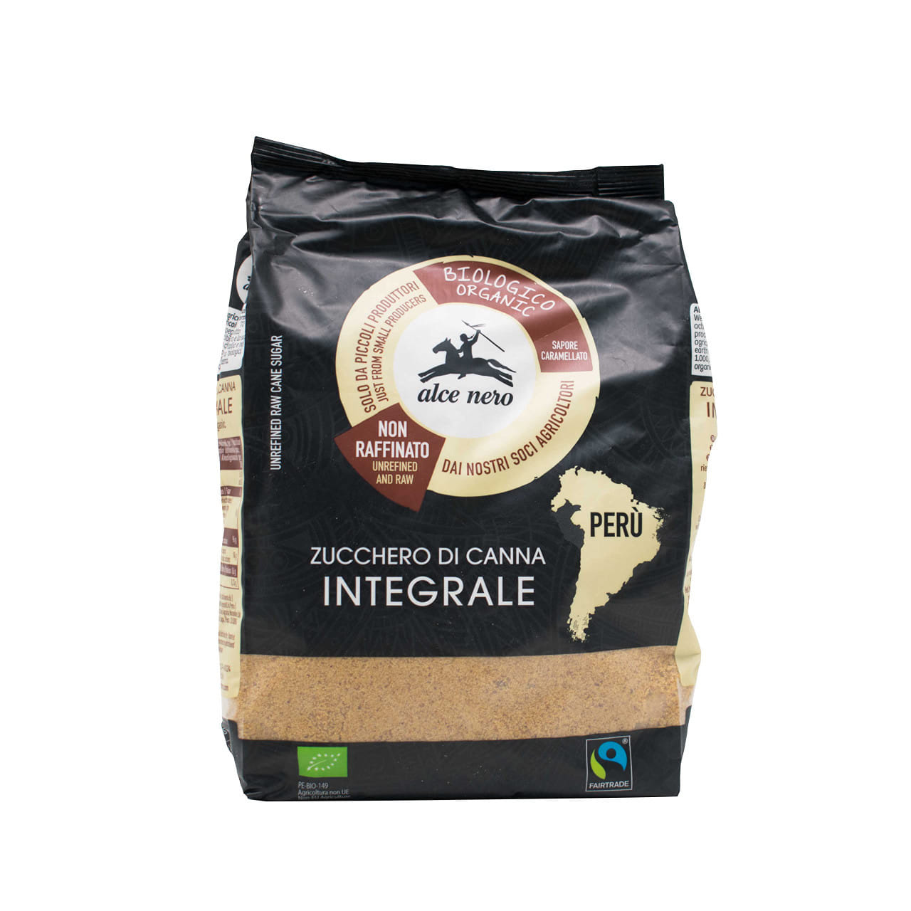 ZUCCHERO DI CANNA INTEGRALE AMERICA LATINA 500 G