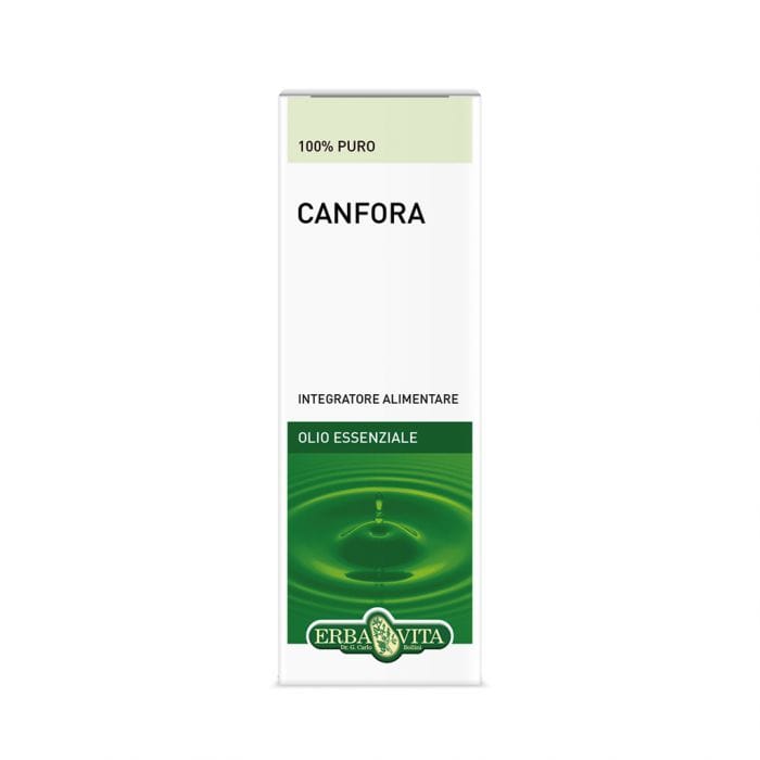 Olio Essenziale di Canfora puro al 100%, flacone 10ml