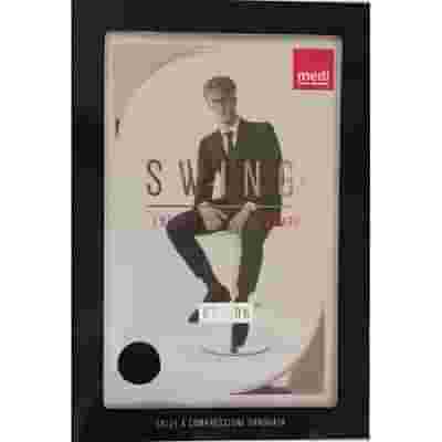GAMBALETTO SWING MICROFIBRA UOMO 15 MMHG NERO 5