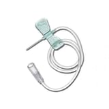 AGO EPICRANICO ATRAUMATICO IN ACCIAIO INOX MONOUSO FLY/SET PER INFUSIONE GAUGE23X3/4INCH DIAMETRO ESTERNO 0,6MM LUNGHEZZA 19MM CODICE COLORE AZZURRO TUBO 30CM RACCORDO LUER-LOCK