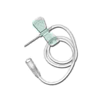 AGO EPICRANICO ATRAUMATICO IN ACCIAIO INOX MONOUSO FLY/SET PER INFUSIONE GAUGE23X3/4INCH DIAMETRO ESTERNO 0,6MM LUNGHEZZA 19MM CODICE COLORE AZZURRO TUBO 30CM RACCORDO LUER-LOCK