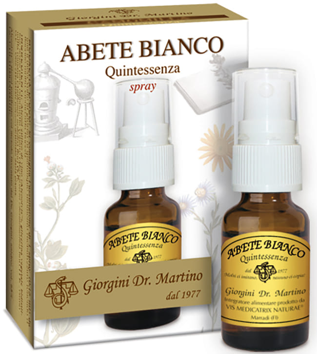 Quintessenza Spray Abete Bianco balsamica e drenante, 15ml