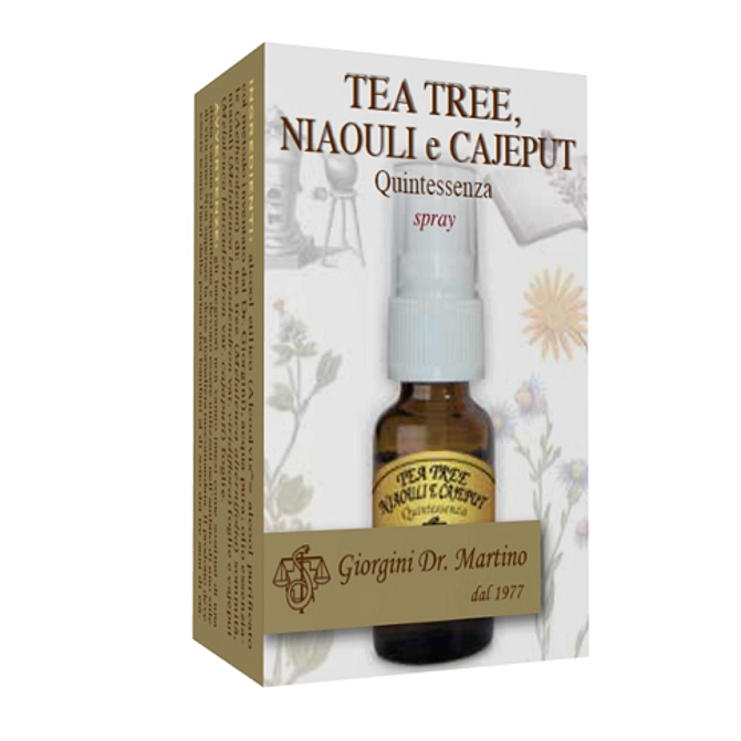 Tea Tree Niaouli E Cajeput Quintessenza Spray 15 Ml