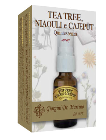 Spray Quintessenza Tea Tree Niaouli e Cajeput 15ml