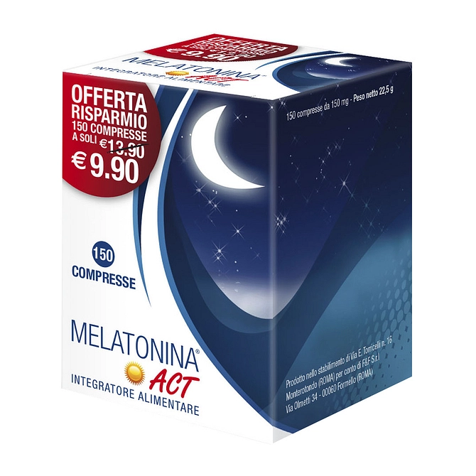 Melatonina Act 1 Mg 150 Compresse