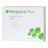 MEDICAZIONE AD ALTA ASSORBENZA IN ALGINATO DI CALCIO E SODIO MELGISORB PLUS 5X5 CM 10 PEZZI