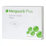 MEDICAZIONE AD ALTA ASSORBENZA IN ALGINATO DI CALCIO E SODIO MELGISORB PLUS 10X10 CM 10 PEZZI