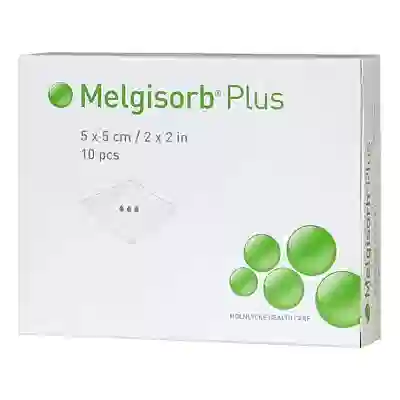 MEDICAZIONE AD ALTA ASSORBENZA IN ALGINATO DI CALCIO E SODIO MELGISORB PLUS 10X10 CM 10 PEZZI
