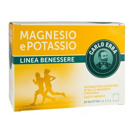 Integratore Carlo Erba Magnesio e Potassio, 20 bustine