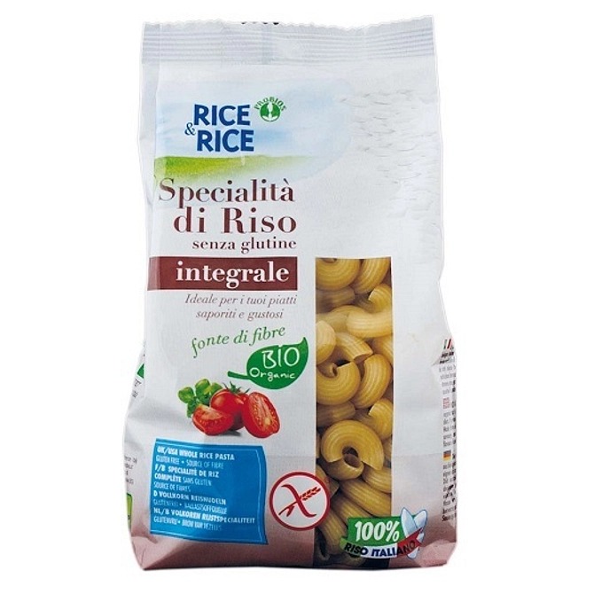 Rice&Rice Chifferi Di Riso Integrale 250 G