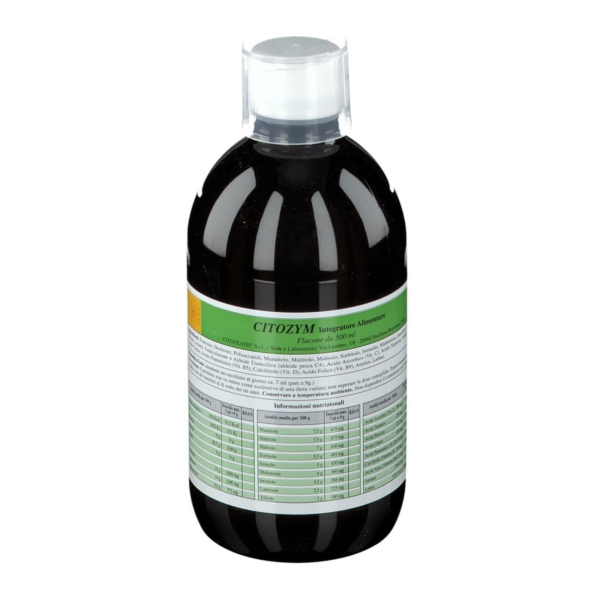 Citozym sciroppo detossificante per il benessere intestinale 500ml