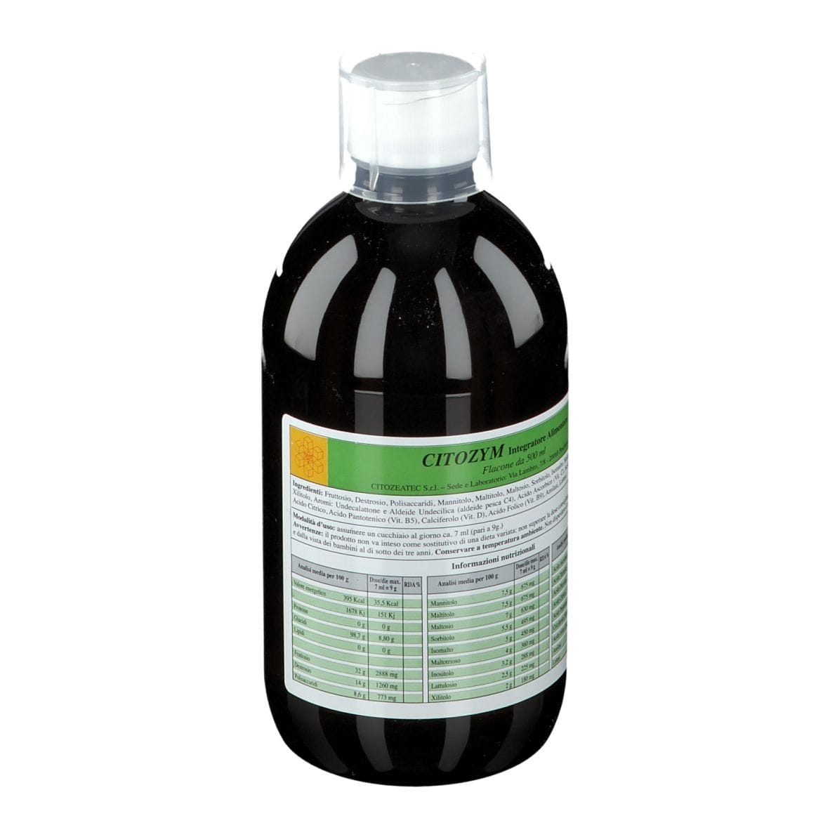 Citozym sciroppo detossificante per il benessere intestinale 500ml