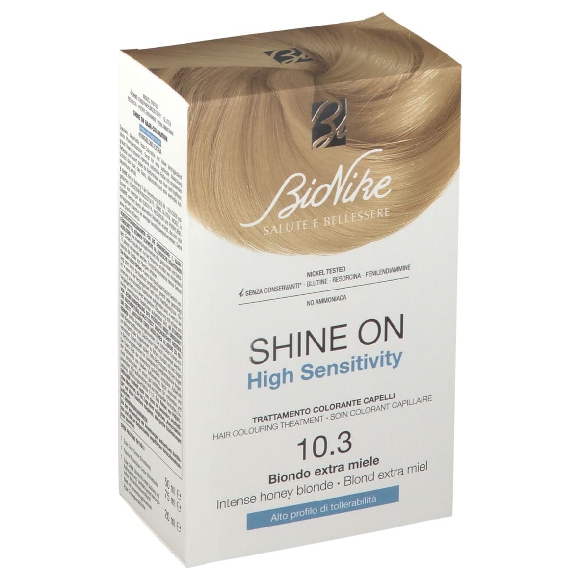Tinta Bionike Shine On HS Miele 10.3 alta tollerabilità