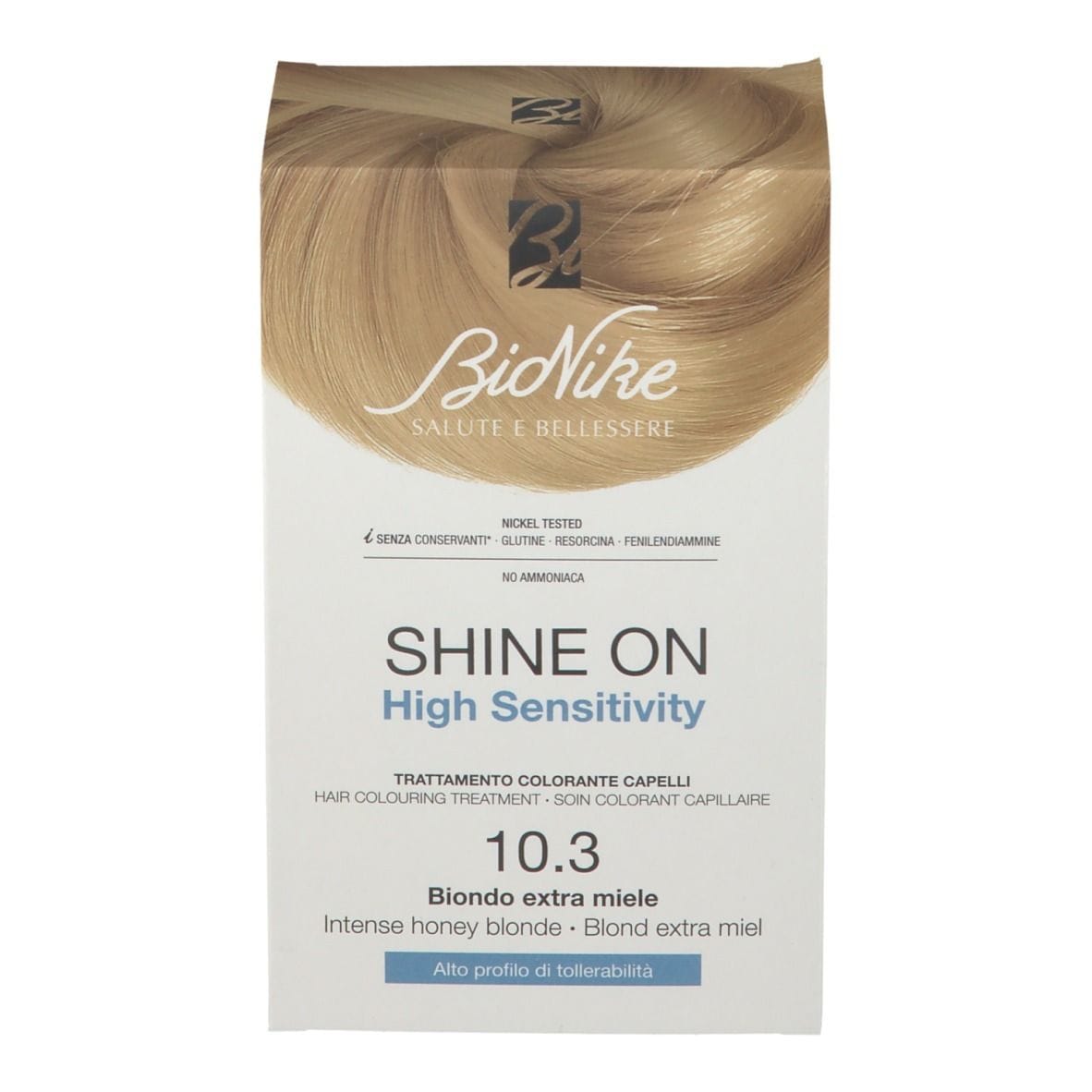 Tinta Bionike Shine On HS Miele 10.3 alta tollerabilità