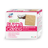 FSC SWEET AVENA CAKES BISCOTTI DI AVENA AL COCCO BIO SENZA LIEVITO DI BIRRA SENZA LATTE CO NOLIO DI GIRASOLE SENZA OLIO DI PALMA 250 G