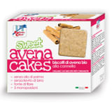 FSC SWEET AVENA CAKES BISCOTTI DI AVENA ALLA CANNELLA BIO SENZA LIEVITO DI BIRRA SENZA LATTE CON OLIO DI GIRASOLE SENZ AOLIO DI PALMA 250 G