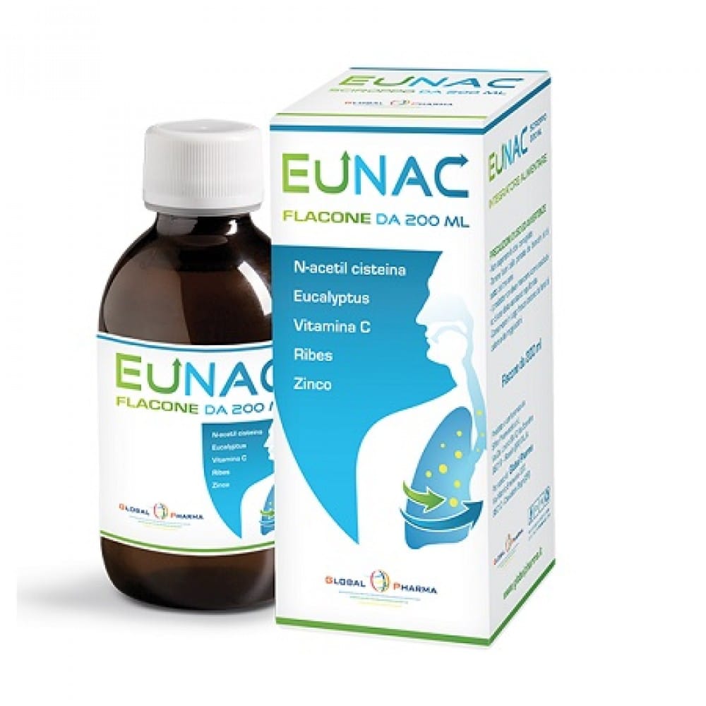 Integratore Eunac 200ml con Eucalipto, Vitamina C e Zinco